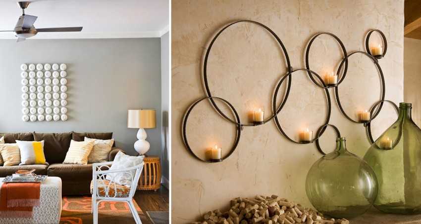 Элементы декора в интерьере своими руками