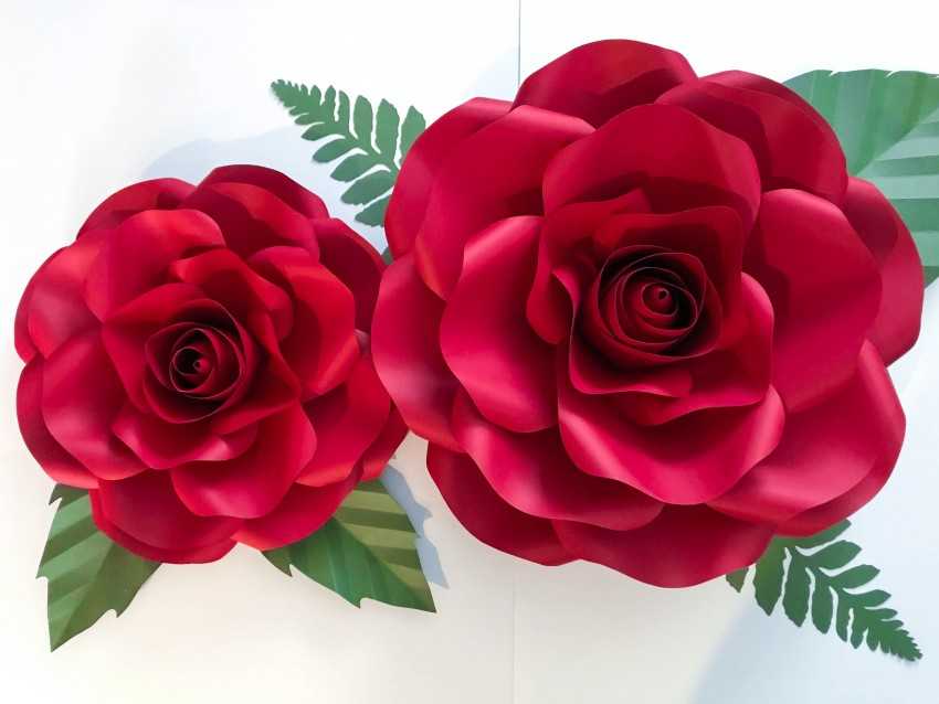 Розы из бумаги своими руками – простые способы как сделать бумажный цветок и букет (115 фото)